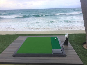 Power Tee Home Use on the ocean...where do you want to hit golf balls? 